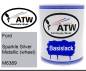 Preview: Ford, Sparkle Silver Metallic (wheel), M6389: 1L Lackdose, von ATW Autoteile West.